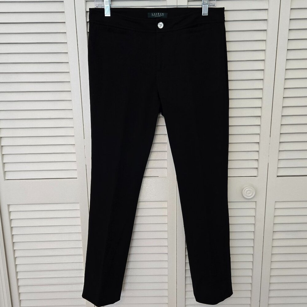 Ralph Lauren Petite Black Trousers - Size 6P